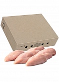 Broiler chicken breast fillet without skin frozen, wholesale
