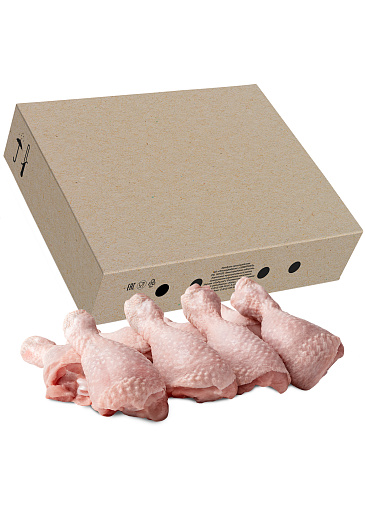                                 Broiler chicken drumstick, skin on, wholesale                                