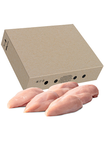                                 Broiler chicken breast fillet without skin, wholesale                                
