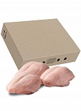 Broiler chicken breast, skin on, wholesale