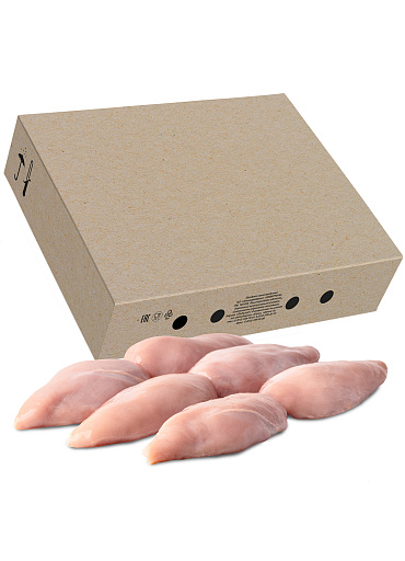 Breeder chicken breast fillet without skin, wholesale.