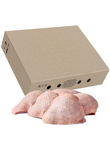                                 Breeder chicken thigh with backbone, wholesale                                