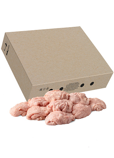 Broiler chicken breast & neck skin, wholesale