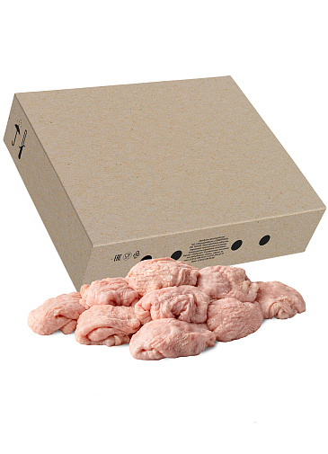                                 Broiler chicken breast & neck skin, wholesale                                