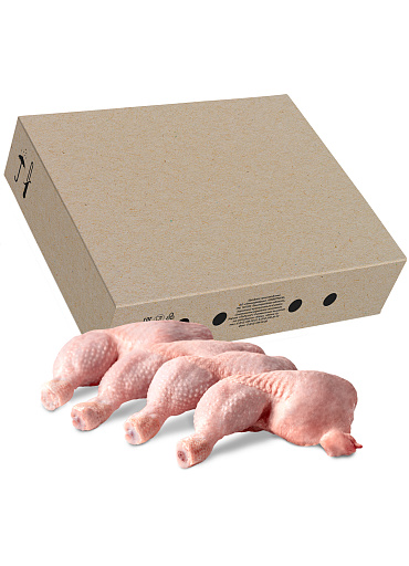 Broiler chicken leg quarter with backbone, skin on chilled, wholesale